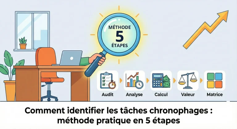 Comment identifier les tâches chronophages de votre activité méthode pratique en 5 étapes